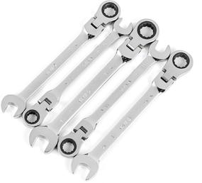 img 3 attached to 🔧 SATA 5 Piece Flex Head Ratcheting Wrench Set: Versatile and Efficient Tool for Precision Work