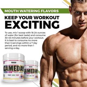 img 1 attached to Man Sports Workout Rainbow Sherbet