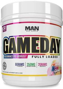 img 4 attached to Man Sports Workout Rainbow Sherbet