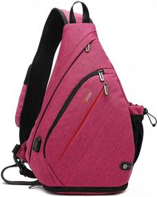 img 4 attached to Tudequ Separation Crossbody Backpack Daypack Outdoor Recreation