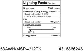 img 1 attached to GE Lighting 53 Watt 890 Lumen Medium