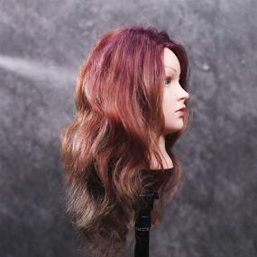 img 3 attached to HAIREALM Mannequin Hairdresser Training Cosmetology Hair Care for Hair Extensions, Wigs & Accessories