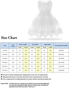 img 2 attached to 🌸 CIELARKO Girls Lace Flower Wedding Party Dresses for 1-7 Years - Kids Fashion