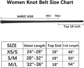 img 1 attached to 👩 Women's Leather Buckle Waist Belt for Juniors - Essential Women's Accessory