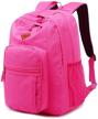 abshoo backpack college resistant hotpink logo