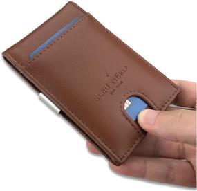 img 2 attached to 💼 Elegant and Functional Bleu Nero Money Clip Wallet – The Perfect Accessory for Effortless Style and Organization