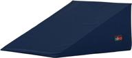 🛏️ 12 inch blue bed wedge by nova medical products - lightweight at 1 pound logo