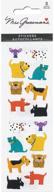 mrs grossmans mg199 04063 stickers chubby dogs logo