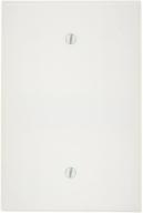 ⚪️ leviton 88114 1-gang oversized blank wallplate, box mount, white: enhancing aesthetics & safety logo