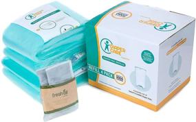 img 2 attached to 👶 4 Pack Diaper Refill Liners for Dekor CLASSIC Pail - Holds Up to 2000 Diapers – Scented with Natural Bamboo Charcoal Smell Eliminator - Compatible with Dekor CLASSIC Refill
