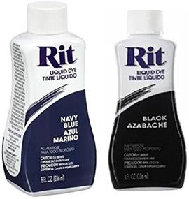 img 4 attached to 🖤 Rit Liquid Dye in Black, 8 Oz &amp; Rit Fabric Dye Liquid, 8-Ounce, Navy Blue
