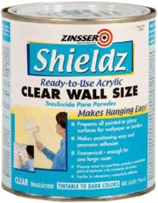 img 1 attached to 🛡️ Rust-Oleum 2104 Shieldz Wall Size Primer - Clear Quart: Superior Protection for Walls