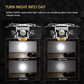 img 2 attached to 🔦 Sealed Beam Dyna Chrome Spotlight Truck LED Light Replacement 5.75, 5 3-4,H5006, H5001 Par46 Round Headlights