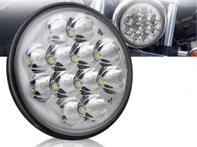 img 4 attached to 🔦 Sealed Beam Dyna Chrome Spotlight Truck LED Light Replacement 5.75, 5 3-4,H5006, H5001 Par46 Round Headlights