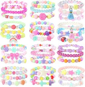 img 4 attached to 🦋 Plastic Butterfly Bracelet - PinkSeep Bracelets for Trendy Fashion