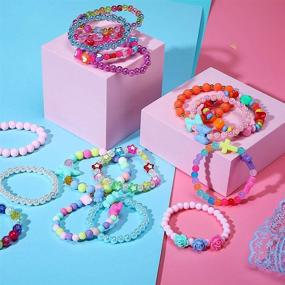 img 3 attached to 🦋 Plastic Butterfly Bracelet - PinkSeep Bracelets for Trendy Fashion