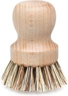 🧼 redecker pot brush: eco-friendly natural fiber bristles, beechwood handle, heat-resistant design for cleaning pots, pans and more, 2-1/4 inch diameter, made in germany logo