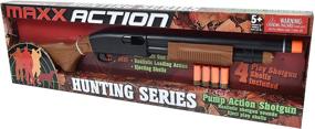 img 3 attached to 🔫 Maxx Action Pump Action Blaster with Realistic Sounds and Ejecting Play Shells - Hunting Role Play Toy and Cowboy Costume for Kids - Sunny Days Entertainment, Wood Grain