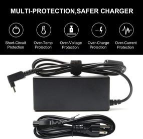 img 3 attached to High-Quality 65W AC Charger Replacement for Acer Chromebook CB3-532 CB3-131 CB5-132T C720p C740 P3 P3-131 R14 R5-471T S7 S7-191 S7-391 S7-392 Iconia W700 Tablet AO1-131/431 Acer Iconia