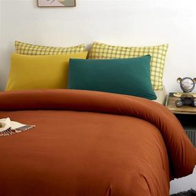 img 3 attached to Houseri Comforter Bedding Comforters Terracotta