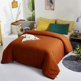 img 2 attached to Houseri Comforter Bedding Comforters Terracotta