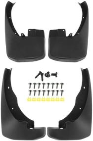 img 4 attached to 🚗 High-Quality Mud Flaps Replacement Set for Nissan Frontier 2005-2019 - 4-Piece