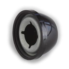 img 2 attached to 🔩 Palnut Fasteners 138264000 (KPS625210SOHEB) Palnut Decorative Push-ons - 5/8 Stud Plastic Cap: Black, Pack of 10