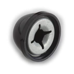 img 1 attached to 🔩 Palnut Fasteners 138264000 (KPS625210SOHEB) Palnut Decorative Push-ons - 5/8 Stud Plastic Cap: Black, Pack of 10
