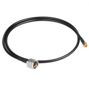 img 1 attached to 🔌 6-Foot Electop PL259 Coaxial Cable for Enhanced Connectivity