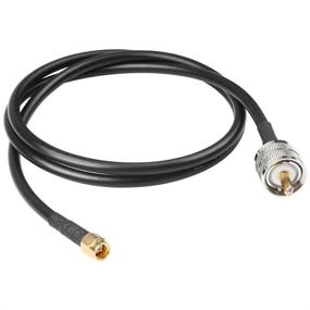 img 2 attached to 🔌 6-Foot Electop PL259 Coaxial Cable for Enhanced Connectivity