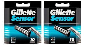 img 3 attached to Ultimate Value: Gillette Sensor Razor Refill Cartridges 20 Count (2x10 Pack)