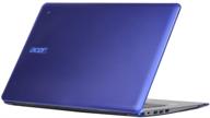 🔵 blue ipearl mcover hard shell case for 14-inch acer chromebook 14 cb3-431 series laptop logo