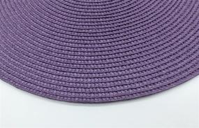 img 2 attached to 🍽️ Doupoo Purple Kitchen Placemats, Resistant and SEO-Friendly