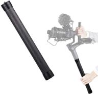 gimbal extension pole carbon fiber rod monopod stick for dji ronin s/sc, 📸 osmo mobile 3, zhiyun crane 2 v2, dslr camera: lightweight and versatile stabilizer accessory logo
