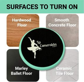 img 1 attached to 🩰 La Esmeralda Ballet Turning Board: Enhancing Turns, Balance, Spotting, Stability, and Beyond with Durable EVA Foam