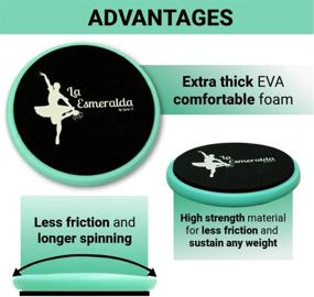 img 4 attached to 🩰 La Esmeralda Ballet Turning Board: Enhancing Turns, Balance, Spotting, Stability, and Beyond with Durable EVA Foam