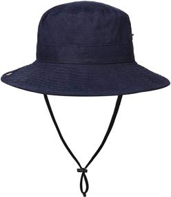 img 4 attached to 🧢 Cotton Sun Bucket Hat for Kids (8-14 Years) - Boys Safari Fishing Hiking Beach Hat with UPF 50+