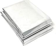 🔥 pack of emergency mylar thermal blankets - occupational health & safety products логотип