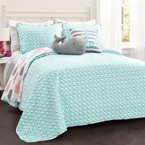 img 4 attached to Lush Decor Reversible Bedding Decorative Bedding for Kids' Bedding
