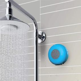 img 1 attached to WYNCO Shower Speaker Bluetooth Waterproof Water Resistant Hands-Free Portable Wireless