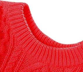img 2 attached to 👕 Chunky Pullover Sweater for Toddler Boys - Sleeve Style - Sweaters Collection