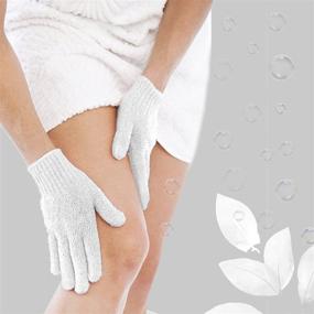 img 2 attached to 🧤 Revitalize Your Skin with EXCLAIM BEAUTY Exfoliating Gloves - Dual Texture Scrubber Gloves for the Ultimate Shower and Spa Experience