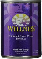 🐶 nutritious wellness chicken & sweet potato canned dog food for optimal canine health logo