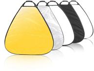 📸 эффективный selens 5-в-1 портативный треугольник-отражатель 32 дюйма: идеальный для фотографии и наружного освещения логотип