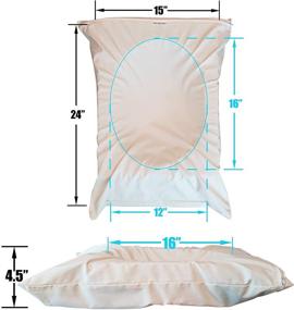 img 3 attached to 🤰 Pregnancy Pillow for Stomach Sleepers - Belly Down Sleeping Maternity Pillow for Ultimate Comfort, Support, and Relief - Belly Baby Breast Pillow included