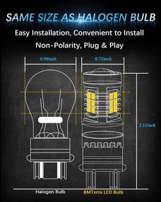 img 1 attached to Высокопроизводительные лампы 3156 3157 LED с проектором - идеальны для фонарей заднего хода, иллюминаторов, дневных ходовых огней, указателей поворота, задних фонарей, стоп-сигналов и парковочных огней.