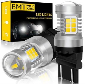 img 4 attached to Высокопроизводительные лампы 3156 3157 LED с проектором - идеальны для фонарей заднего хода, иллюминаторов, дневных ходовых огней, указателей поворота, задних фонарей, стоп-сигналов и парковочных огней.