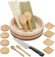 master the art of sushi with elvoki bamboo sushi making kit logo