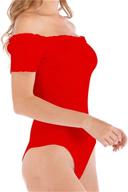 👗 женская одежда bodycon: женский боди-боди с открытыми плечами в боди-комбинезонах логотип
