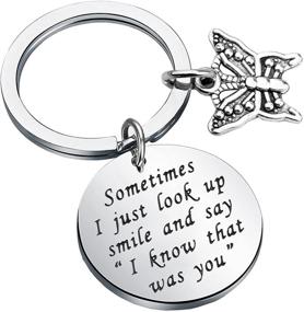 img 4 attached to Dragonfly Memorial Gifts Keychain: Remembrance Jewelry for Connecting with Loved Ones through Serene Moments